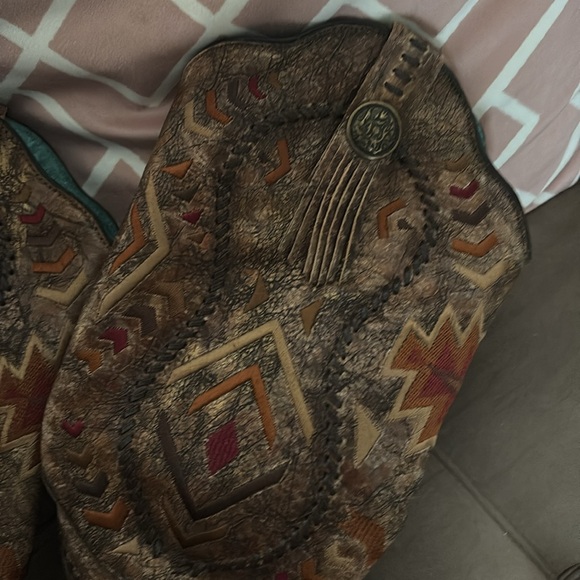 Corral Western Style Brown Cowboy Boots - Picture 4 of 4